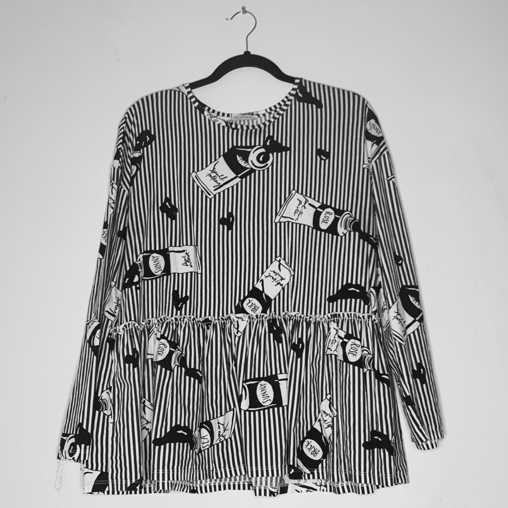 Zara trafaluc peplum shirt